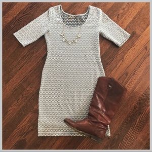 Zig-Zag Gray Dress